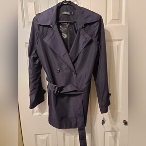 Lauren Ralph Lauren Navy Trench Coat NWT